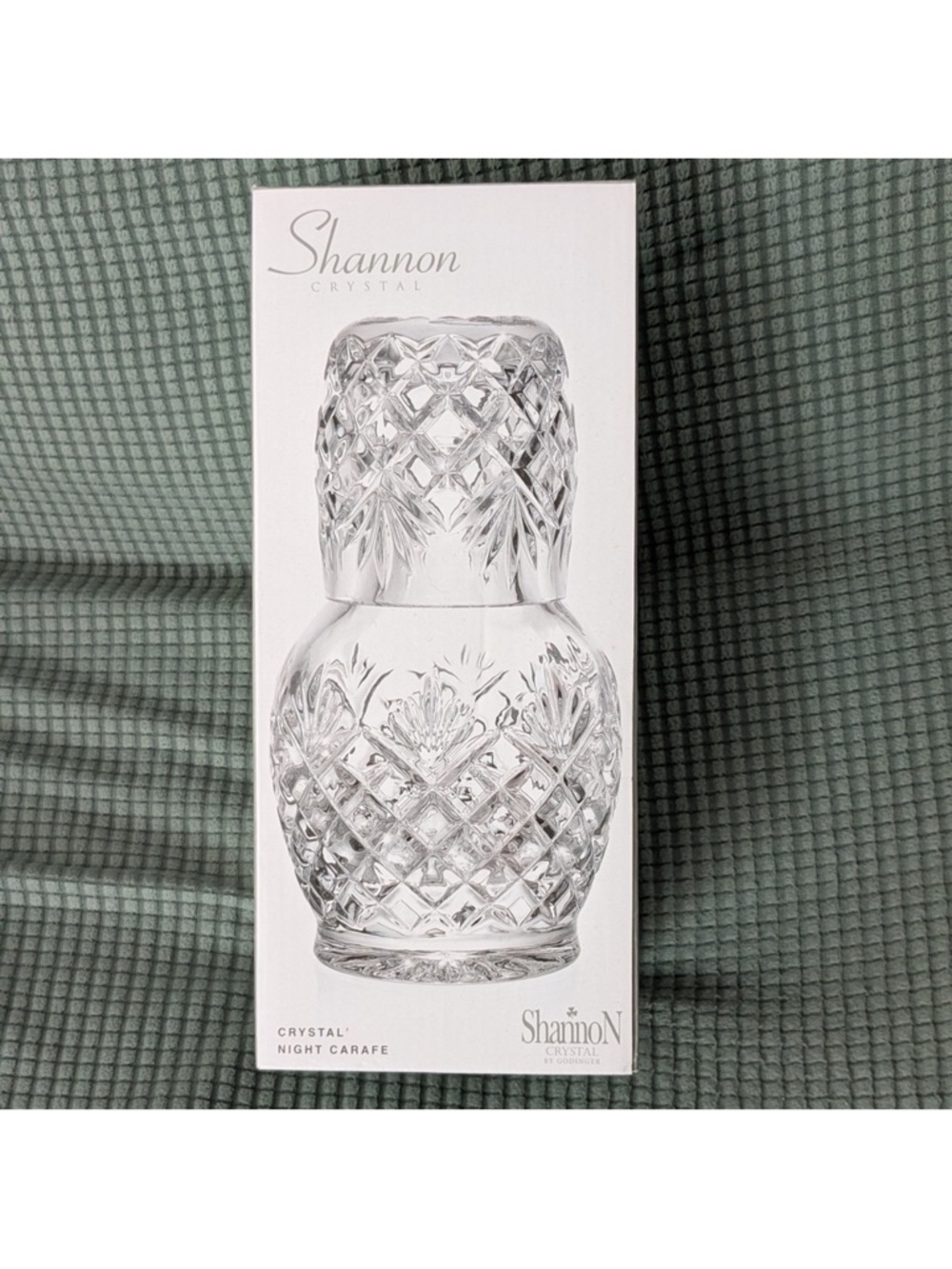 Shannon Crystal Night Carafe Set- no box